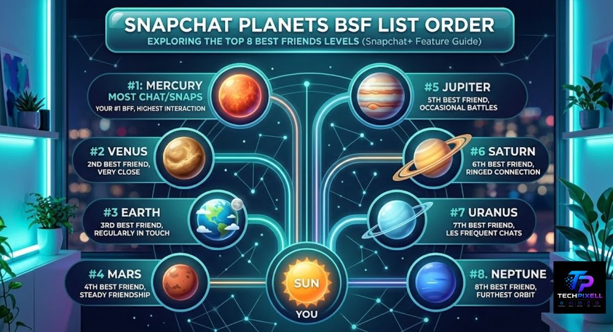 Snapchat Planets BSF List Order