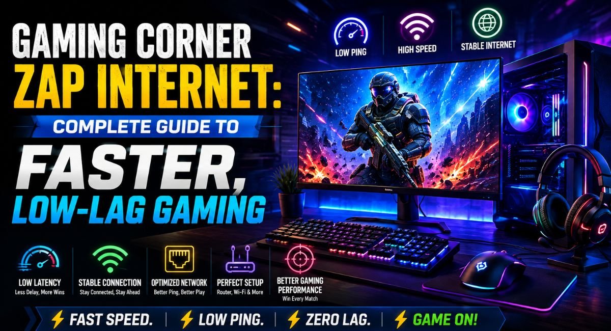 Gaming Corner Zap Internet: Complete Guide to Faster, Low-Lag Gaming