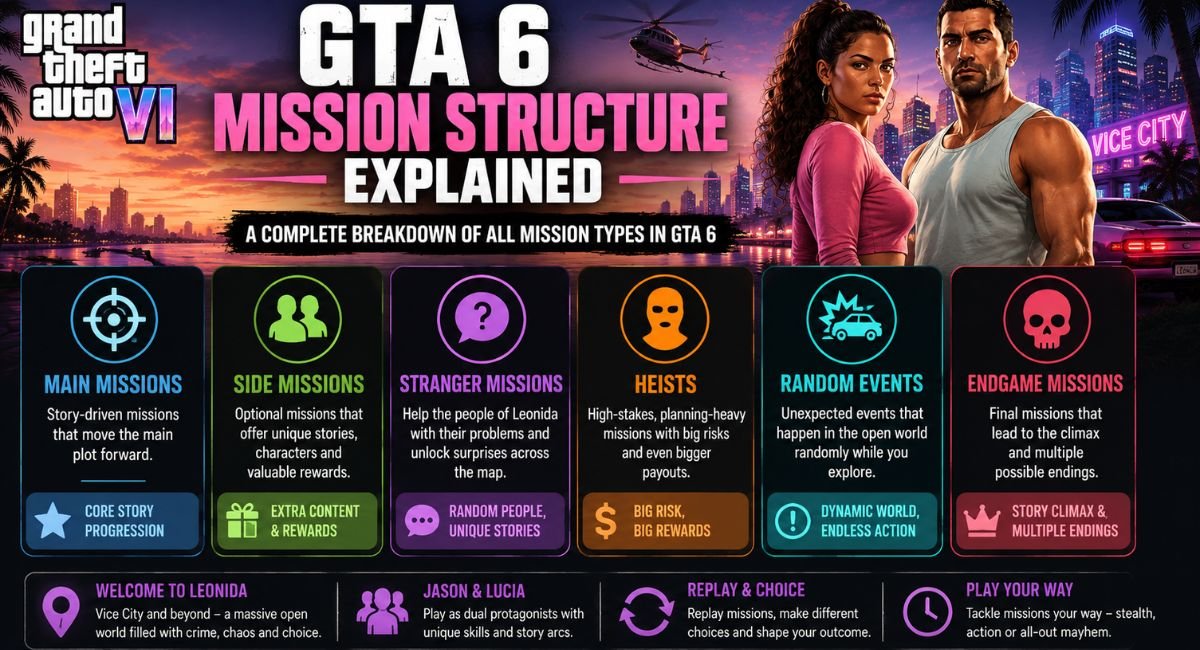 GTA 6 Mission Structure Explained