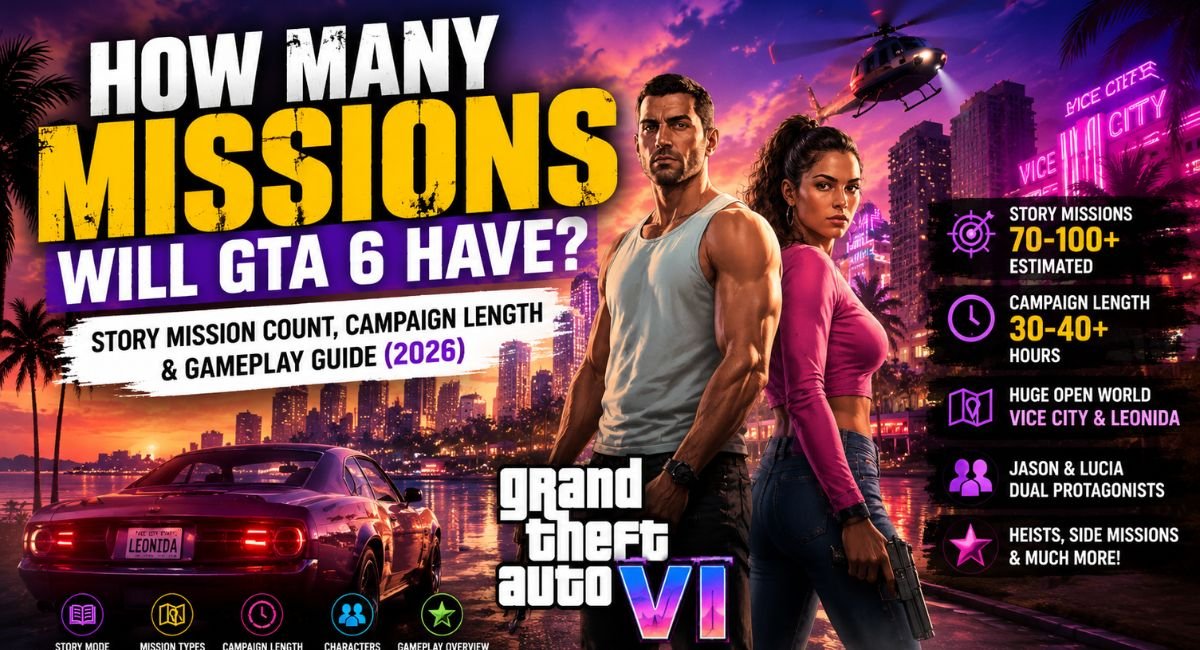 How Many Missions Will GTA 6 Have? Story Mission Count, Campaign Length & Gameplay Guide (2026)